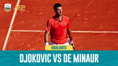 Novak Djokovic vs Alex de Minaur Highlights .